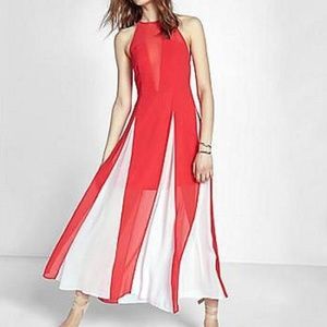 Express Maxi Dress - Formal - 0 - Pink / Red